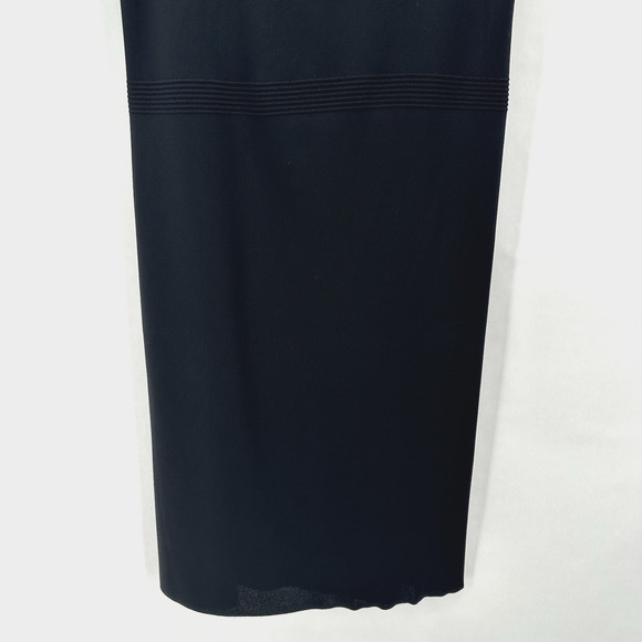 Misook Sheath Dress Knit Midi Size S Sleeveless Pintuck Pleated Preppy Classic - Picture 6 of 7